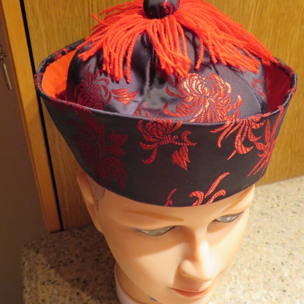 Child's Oriental Chinese Style Costume Hat Halloween Dress Up (K516)